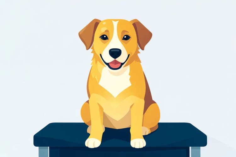 Cachorro com pelo brilhante e limpo após banho e tosa
