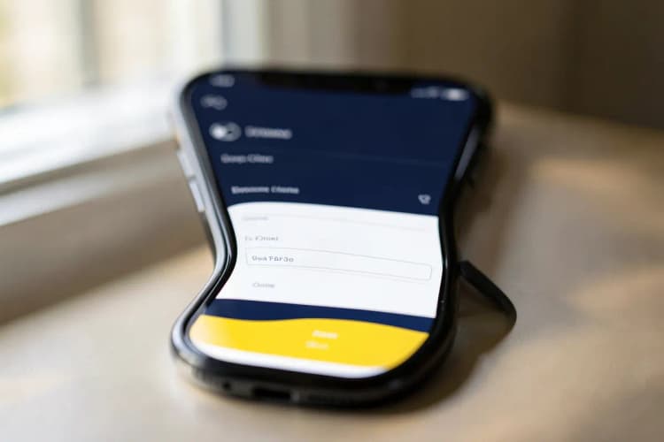 Tela de celular com um formulário de agendamento de banho e tosa